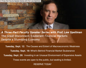 Speaker Series, UT, Lew Spellman